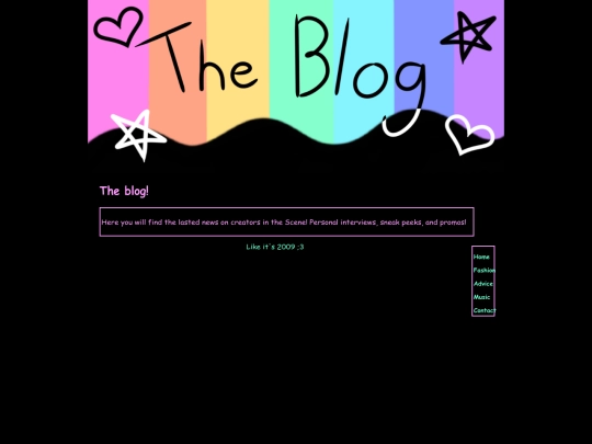 blog screenshot