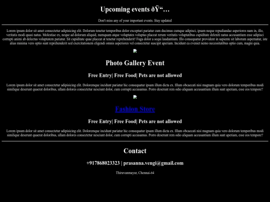 Event/event screenshot