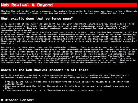 aboutme/cyberrevival screenshot