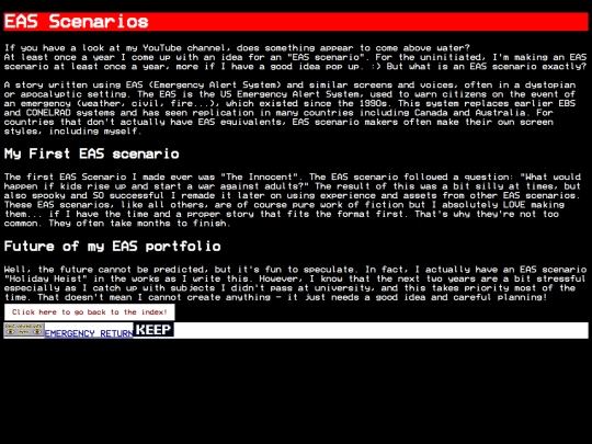 aboutme/easscenarios screenshot
