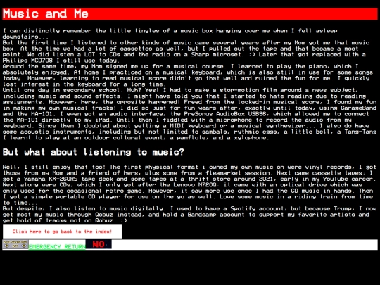 aboutme/music screenshot