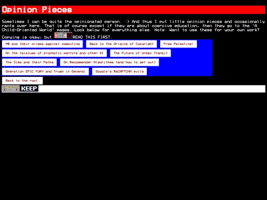 opinions screenshot