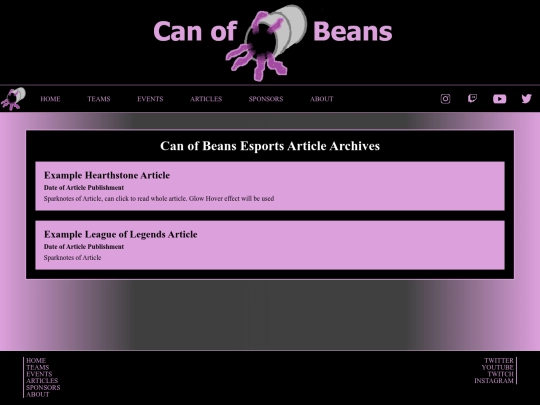 articlearchive screenshot