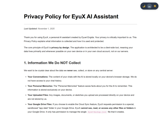 privacy screenshot