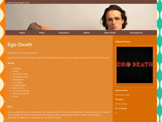 Albums/EgoDeath screenshot