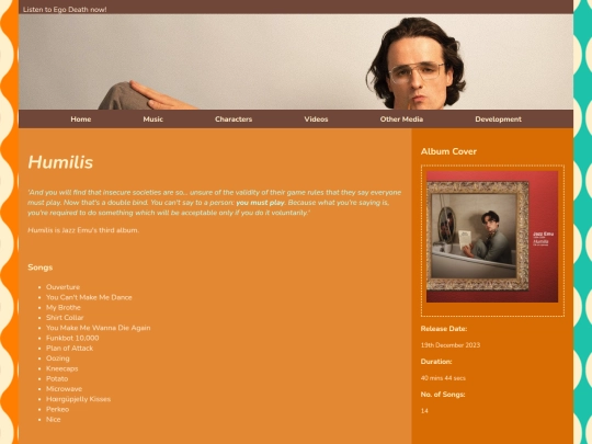 Albums/Humilis screenshot
