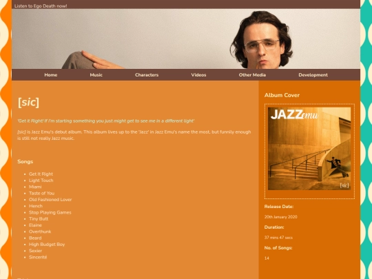 Albums/sic screenshot