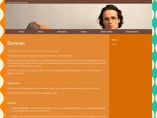 Character Pages/Duncan screenshot