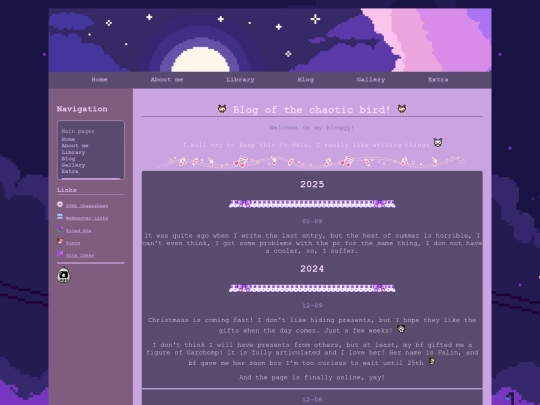 blog screenshot