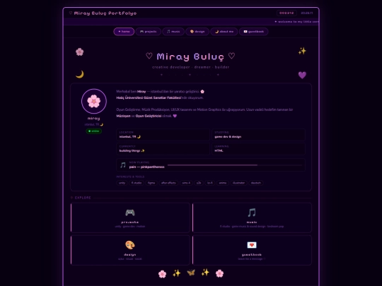 portfolyo screenshot