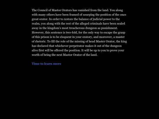 The Master Orator Story screenshot