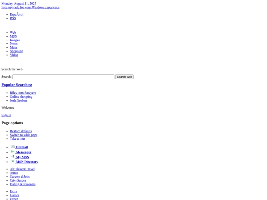 msnhome screenshot