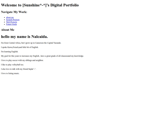 Portfolio screenshot
