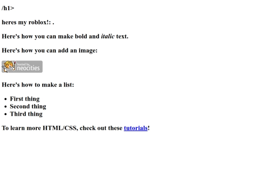 index screenshot
