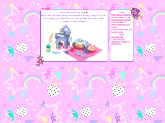 blog screenshot