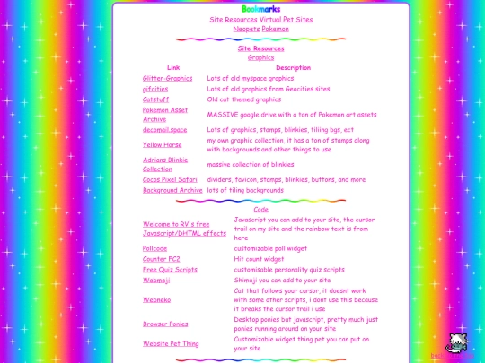 bookmarks screenshot