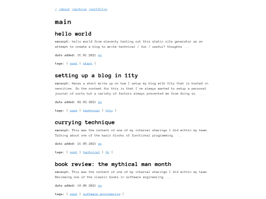 index screenshot