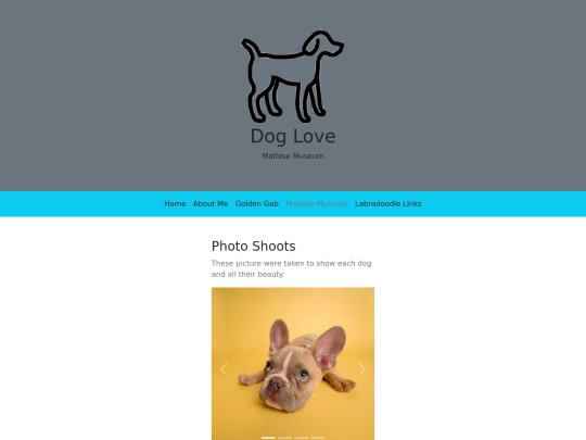 Bootstrap Pages/DogLoveOzzy screenshot