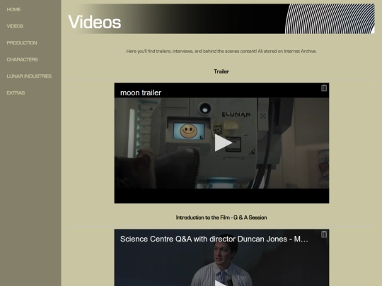 videos screenshot