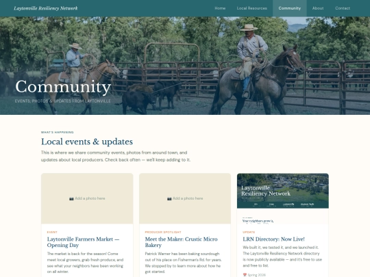 community screenshot