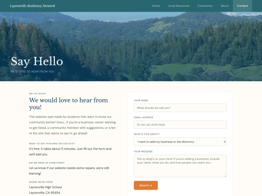 contact screenshot