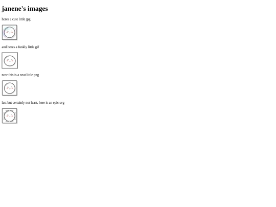 links-and-images/images screenshot