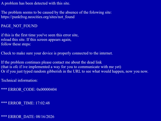 sites/not_found screenshot