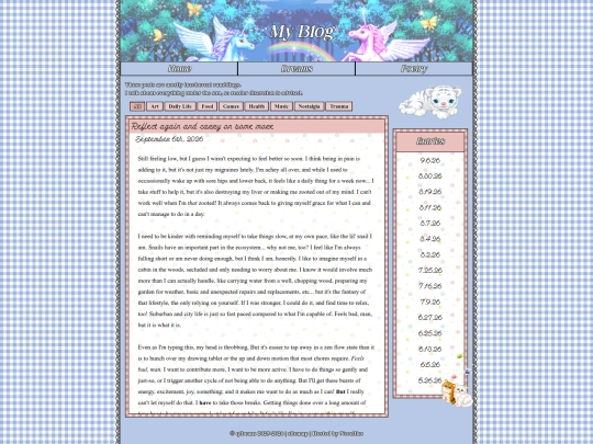 blog screenshot
