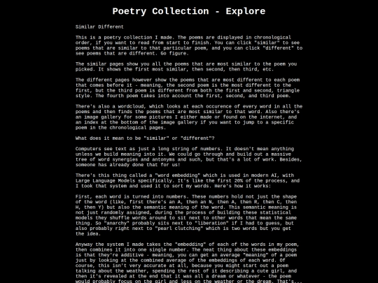 similar-different/explore screenshot