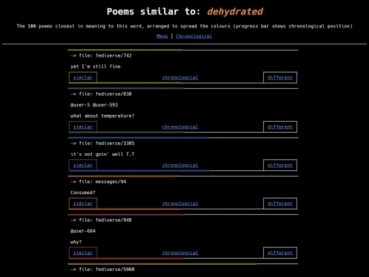 similar-different/wordcloud/dehydrated screenshot