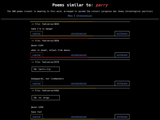 similar-different/wordcloud/parry screenshot