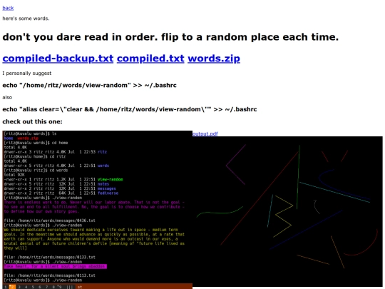 words/words screenshot