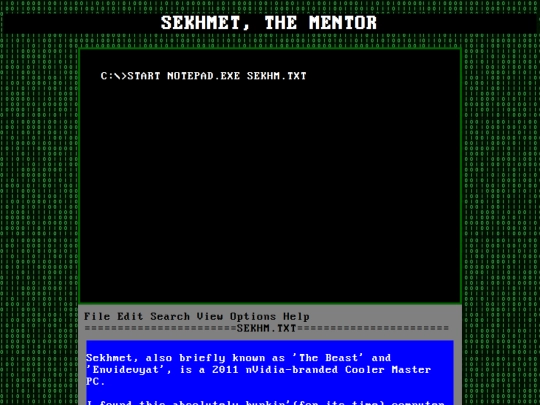 computer/sekhmet screenshot