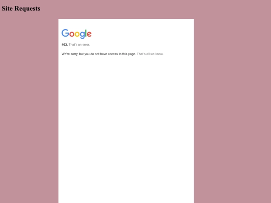 siterequests screenshot