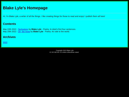 index screenshot