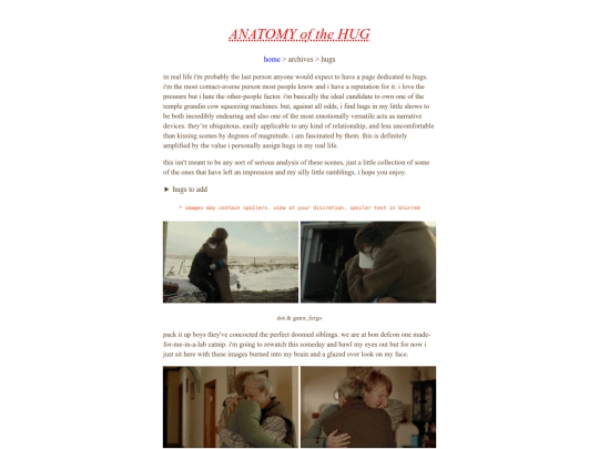 archives/hugs screenshot
