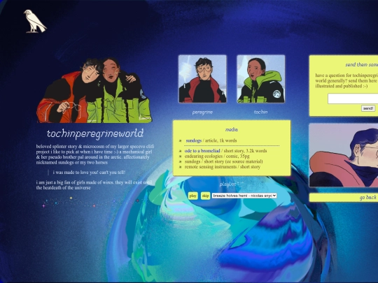 lab/projects/tochinperegrine screenshot