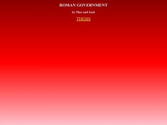romangovernment screenshot