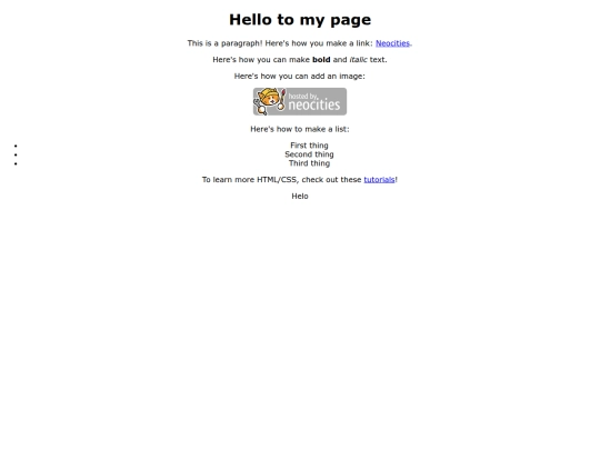 index screenshot