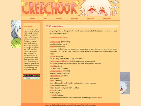 fossalternatives screenshot