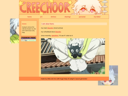 links screenshot