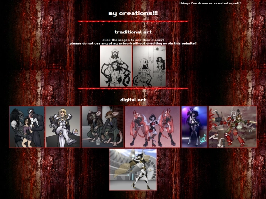 pages/creations screenshot