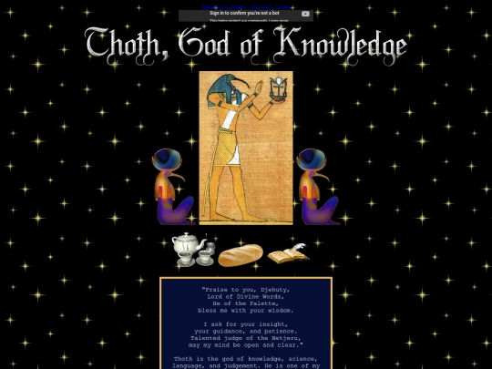 pages/thoth screenshot
