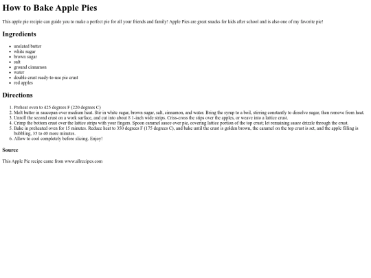 recipe screenshot