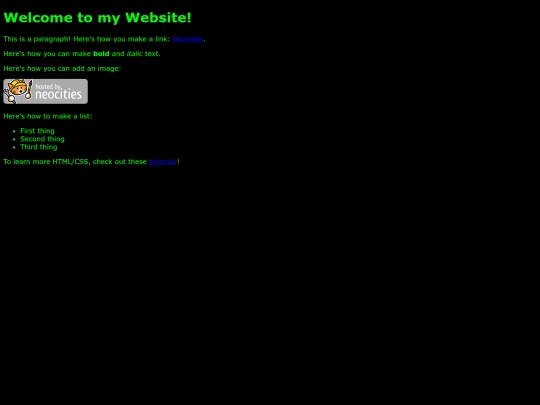 index screenshot