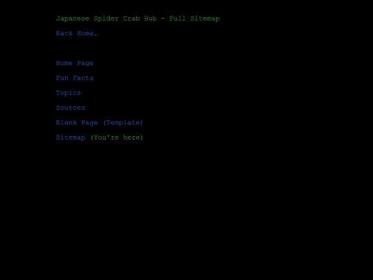 sitemap screenshot