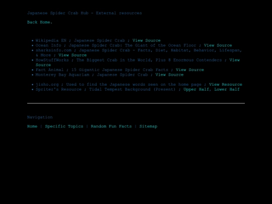 sources screenshot