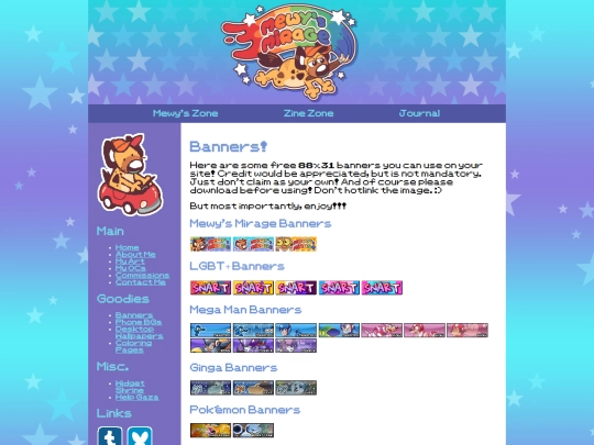 banners screenshot