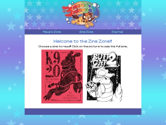 zines/zinezone_main screenshot