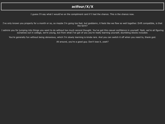 actfour/the/end screenshot